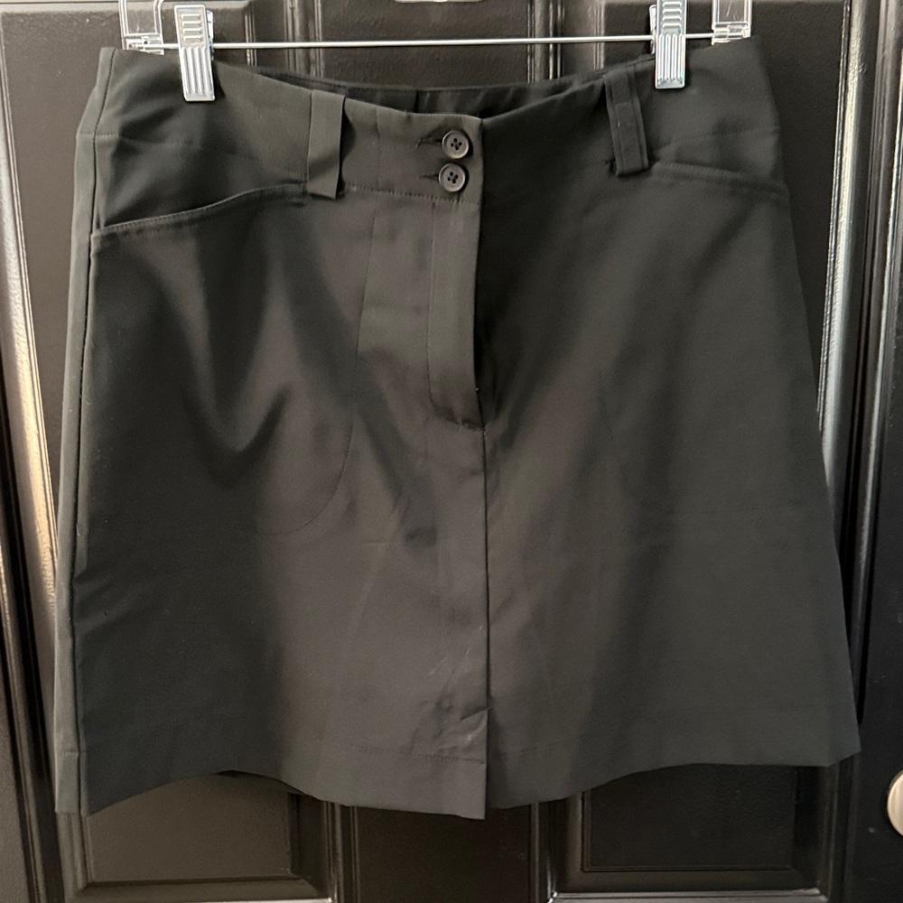 Nike Dr Fit Women's Black Skort with Button Detail